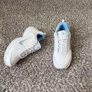 Nike Womens T Lite VIII 386508-141 White Running Shoes Sneakers Size 9 Retro
